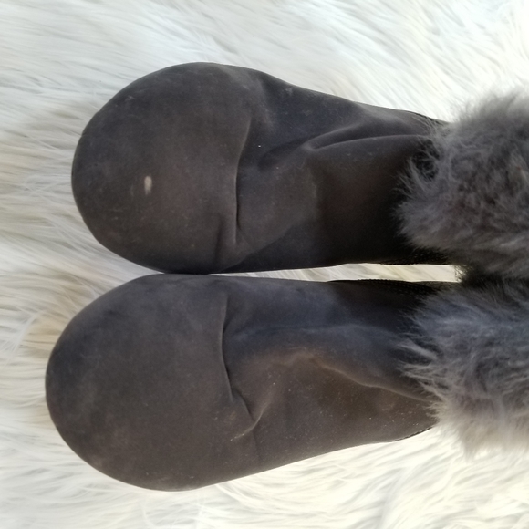 SELINA Gray Heeled Ankle Boots SIZE 9, Zip closure on the side. - Picture 10 of 16